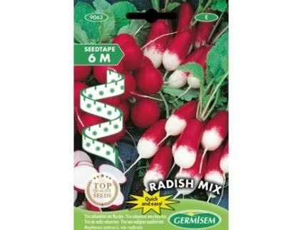 Sementes  Rabanete Em Fita De 6 M