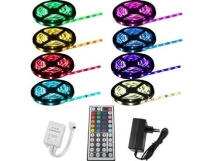 Fita LED  RGB (720 lm/m - Plástico - Branco)