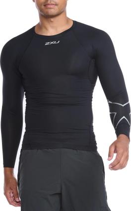 Camiseta de manga comprida   CORE COMPRESSION L/S ma6398a-blksil Tamanho M