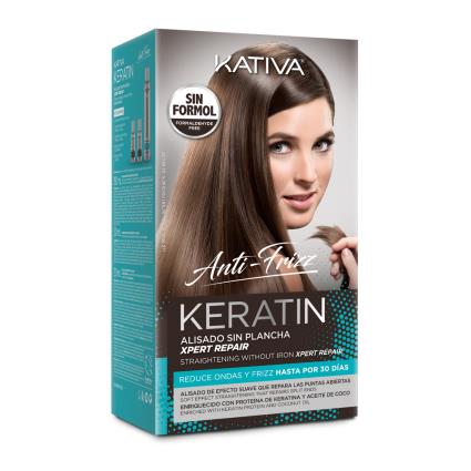 Keratin Anti-frizz Alisamento Sem Prancha Repara Pontas 30 Dias