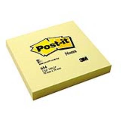 Post-it Bloco De Notas Aderentes 76x76 Amarelo