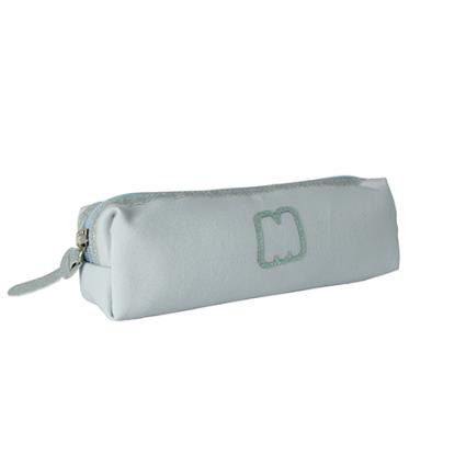 Estojo Marshmallow Half Glitter Blue Retangular