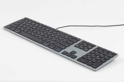 Wired Alum. Keyboard Pt W/ Rgb Backlit (s. Grey)