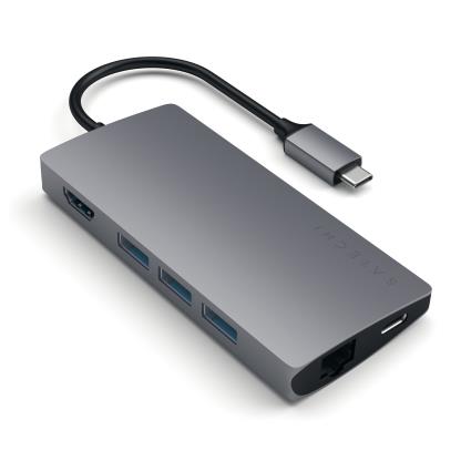 Type-c Multiport Adpt 4k W/ Ethernet V2 (space G)