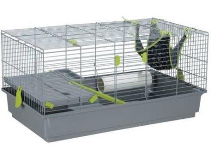 Gaiola para Furões  260 (Verde e Cinzento - 90x50,5x46 cm - Plástico e Metal)
