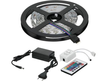 Fita LED  RGB (360 lm/m - Plástico - Branco)
