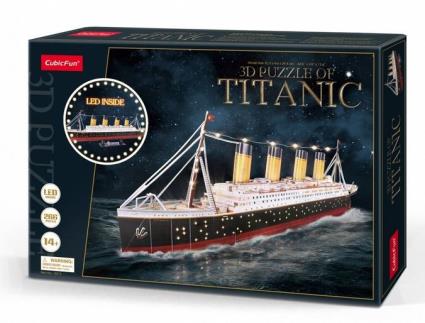 Puzzle 3d Titanic Led - 246 Pcs
