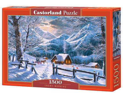 LAND SNOWY MORNING 1500 PCS PUZZLE 1500 UNI.