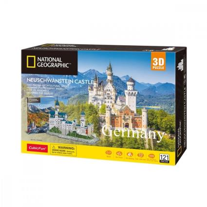 Puzzle 3d Castelo De Neuschwanstein - 121 Pcs