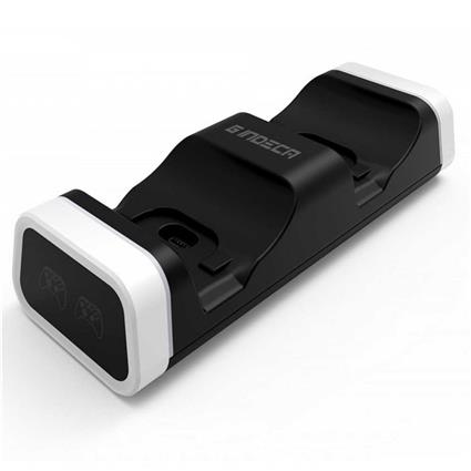Indeca Business Cargador Dual para Mandos PS5/Xbox Series/Nintendo Switch