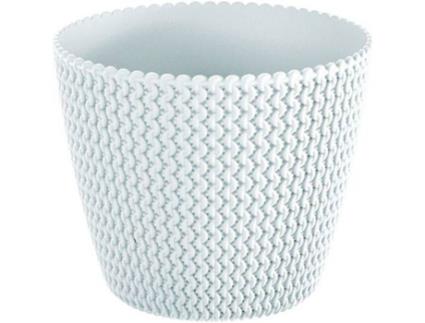 Vaso  Splofy (Branco - 21.8 x 21.8 x 18.4 cm)