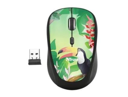 Trust yvi Toucan Raton Inalambrico usb 1600dpi - 3 Botones - uso Ambidiestro