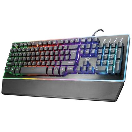 Trust 21843 Teclado Semi-mecanico usb Gaming gxt 860 Thura Negro