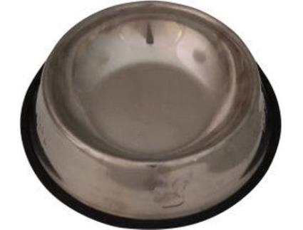 Comedouro para Cães, Gatos  Anti-derrapante 332338 (20 cm - Inox)