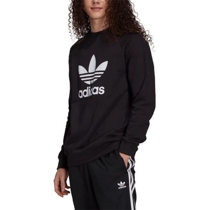 Sweat com gola redonda, logótipo trevo grande à frente