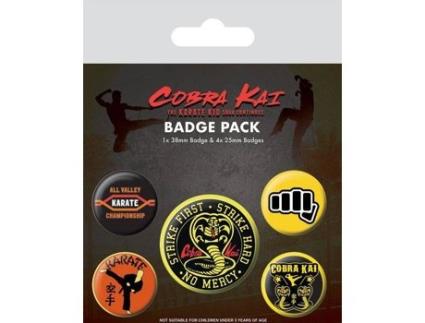 Pin  Pack Cobra Kai No Mercy Badge (Idade Mínima: 10 Anos)