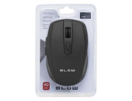 Rato Óptico Sem Fios  Mb-12 Preto
