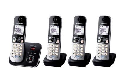 KX-TG6824GB, Telefone DECT, 120 entrada.