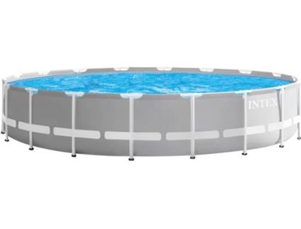 Piscina Tubular  Prisma Frame Cinza (549x122cm - 24.311L)