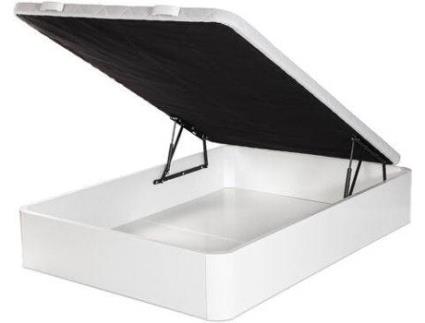 Sommier  com Arrumação (Branco - Madeira - 90x200 cm)