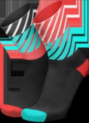 Meias   Diagonals Black Inferno incdbi Tamanho 43-46