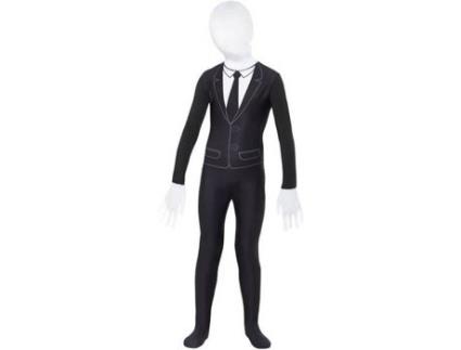 Fato de Menino  Slender Man Segunda Pele (Tam: 4 a 6 anos)