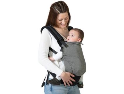 Porta-Bébés  Ergonómico Evolutivo Preto