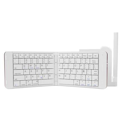 Teclado  Mini Bluetooth Plegable Blanco