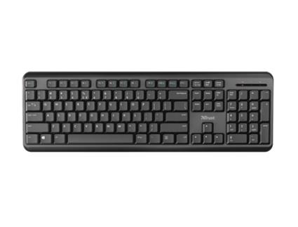 Trust Tk350 Teclado Inalambrico usb - Silencioso - Teclas Multimedia - Resistente a Vertidos