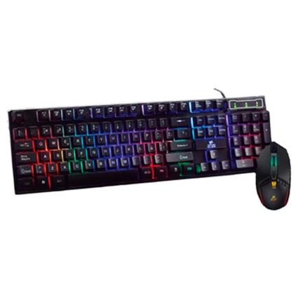 Teclado e Rato para Vídeojogos  PTR-103 G Preto