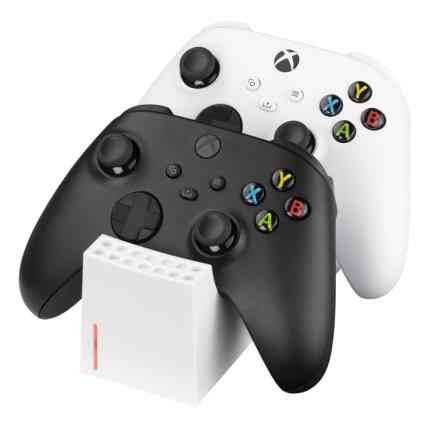 Caregador 2 comandos X-box  Branco