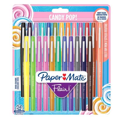 Papermate Flair Candy Pop Caneta de gel Médio Mul.