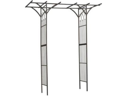 Arco de Jardim  409352 (Preto - Aço - 114 x 66 x 232 cm)