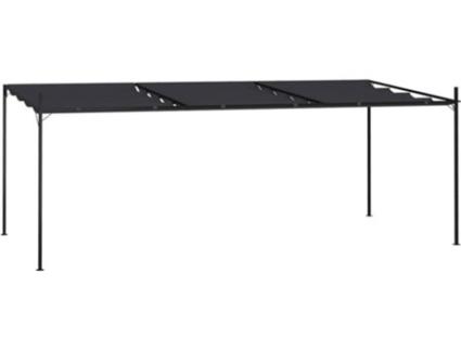 Pérgola  (Cinzento Antracite - Tecido - 600x300x233 cm)