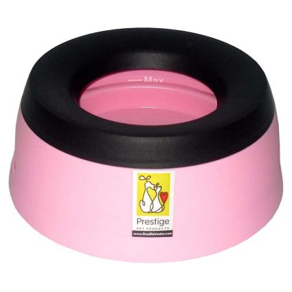 Bebedouro para Perros, Gatos  Antissalpicos (Rosa - 19 x 7.8 cm - 0.6 L - Polipropileno)