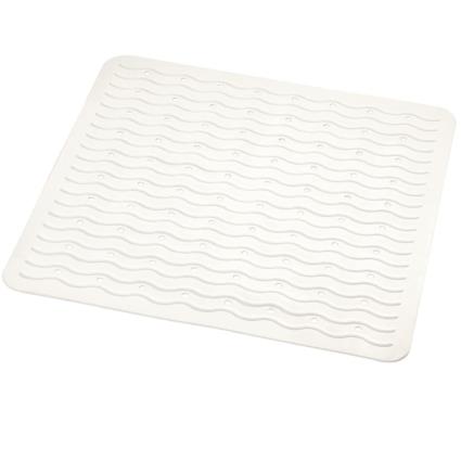 Tapete de Banho  Antiderrapante Playa 68401 (Borracha - 54x54x0,5 cm - Branco)