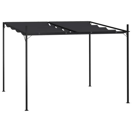 Pérgola  (Cinzento Antracite - Tecido - 300x300x233 cm)