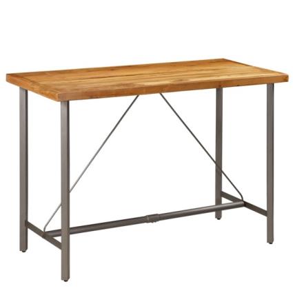 Mesa de Bar  (Castanho - Madeira - 150 x 70 x 106 cm)