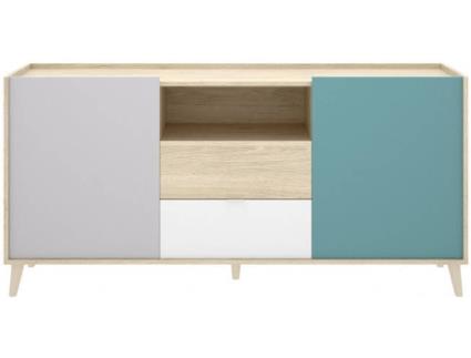 Aparador  NOVA 03K5708665 (Multicor - Melamina - 87x155x43 cm)