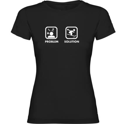 Camiseta De Manga Curta Problem Solution Ski M Black