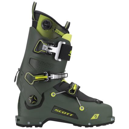 Botas De Turismo Freeguide Carbon 25.5 Military Green / Yellow
