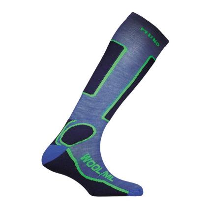 Meias Skiing Antibacterial EU 42-45 Blue