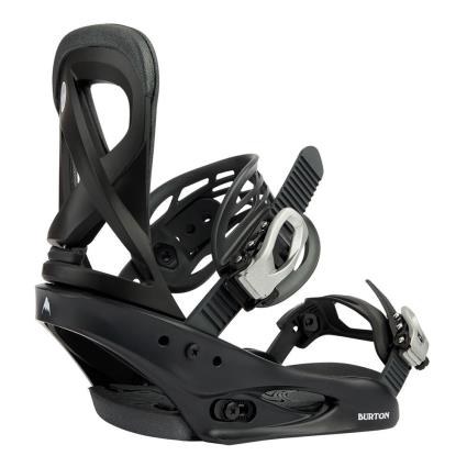 Mulher Com Fixações De Snowboard Scribe S Black