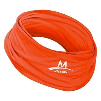 Aquecedor De Pescoço Tricotado Multicool Tech 53 x 25 cm High Vis Coral