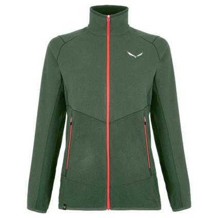 Casaco Polar Paganella Polarlite DE 34 Duck Green / Fluo Coral