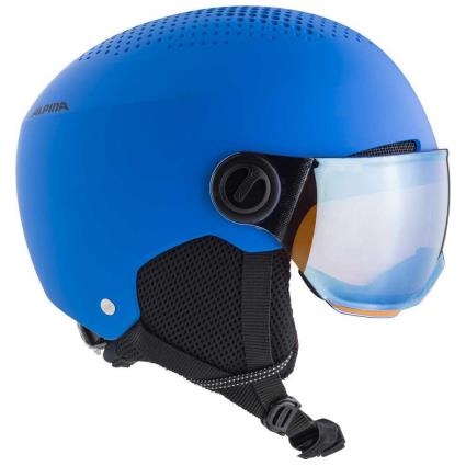 Capacete Zupo Visor Q Lite 54-58 cm Blue Matt