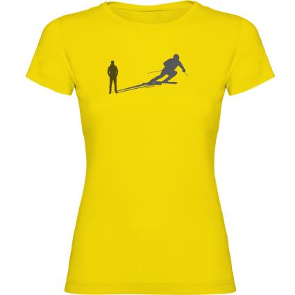 Camiseta De Manga Curta Ski Shadow S Yellow