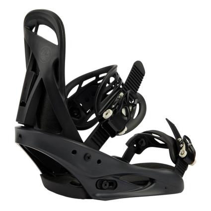 Mulher Com Fixações De Snowboard Citizen L Black