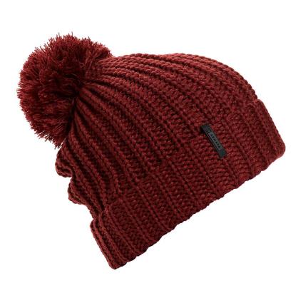 Gorro Chunk Pom One Size Burgundy