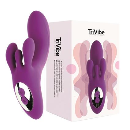 Vibrador Ponto G Rave  Clitoral & Labia Stimulation Roxo